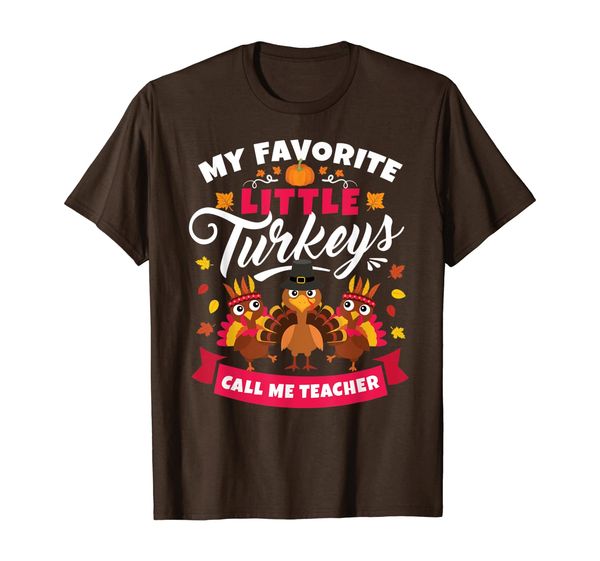 

funny thanksgiving teacher gifts favorite turkeys t-shirt, White;black