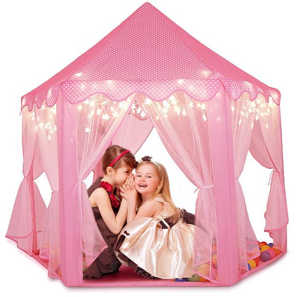 

kids kent children play house foldable princess castle girl big size mongolian tent