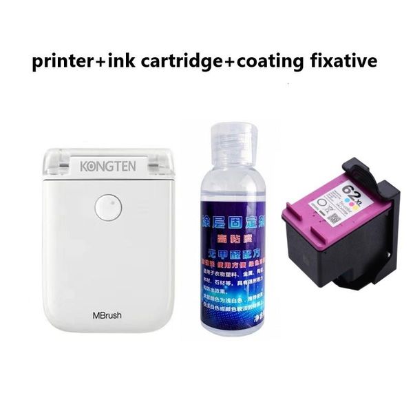 

printers mini portable mbrush handheld inkjet printer cube diy printing colorful wifi connect usb rechargeable with glue ink cartridges