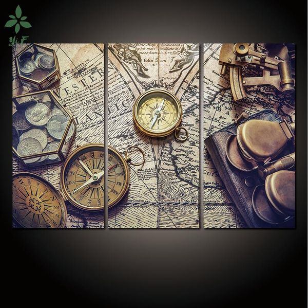 

paintings panting canas home 3 panels vintage can decor for living room wall