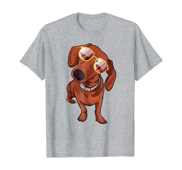 

dachshund shirt, funny gift for cute dog lovers, White;black