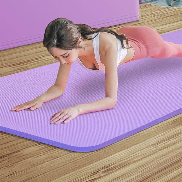

yoga mats mat thickened non-slip for men women fitness equipment beginners slimming weight exercise home widened