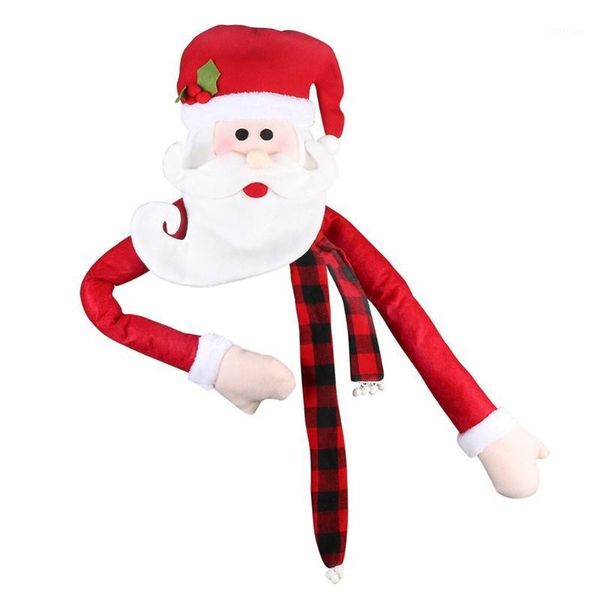 

christmas decorations snowman santa claus tree er hat pendant with scarf outdoor home year decoration