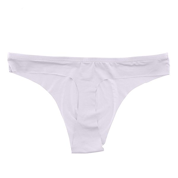 

underwear ay ultra-dunne ice silk male thong transparent layer tail needless men effen g-strings, Black;white