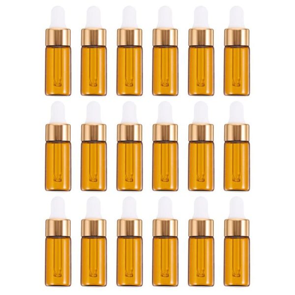 

storage bottles & jars 25pcs 5ml essential oil dropper sub perfume dispenser