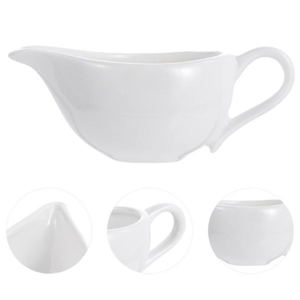 

storage bottles & jars 2 pcs ceramic sauce cups seasoning holder container practical gravy boats