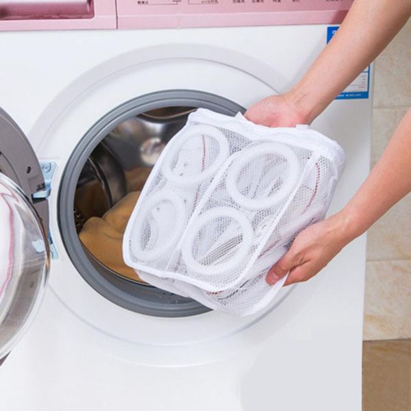 

laundry bags 2021 arrival fashion storage organizer mesh shoes dry shoe portable home washing