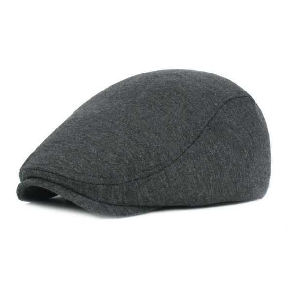 

berets black grey winter hats warm cotton thicken sboy caps for mens vintage octagonal hat detective painter retro flat, Blue;gray