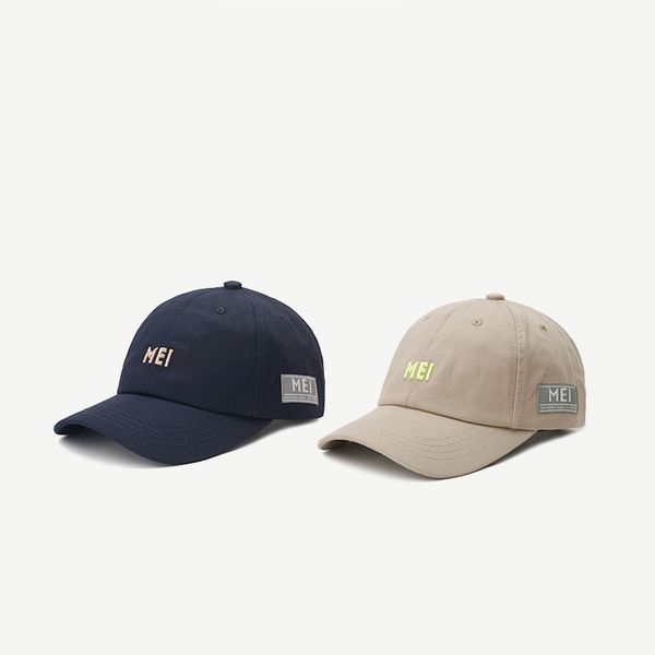 

hat female summer usa casual soft baseball harajuku cloth letter embroidery cap men's sun hat fashion, Black;white