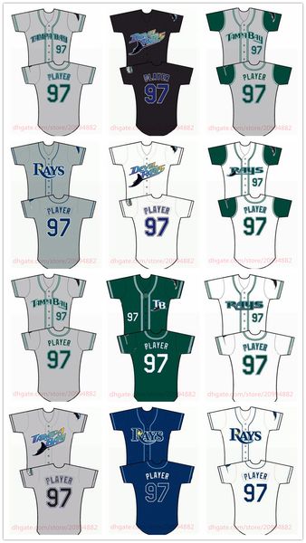 

custom tampa baseball jersey wade boggs rays evan longoria blake snell nick bitsko austin meadows carl mens jerseys, Blue;black