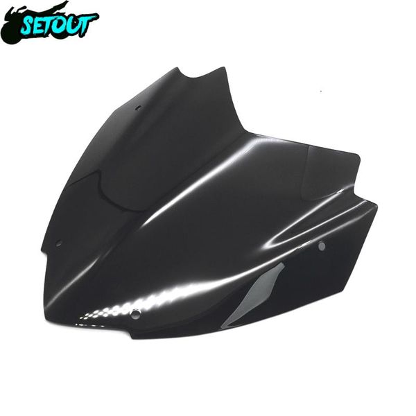 

motorcycle windshield sports sun visor wind deflector suitable for xmax300 xmax250 xmax 250 300 18-19 double bubble