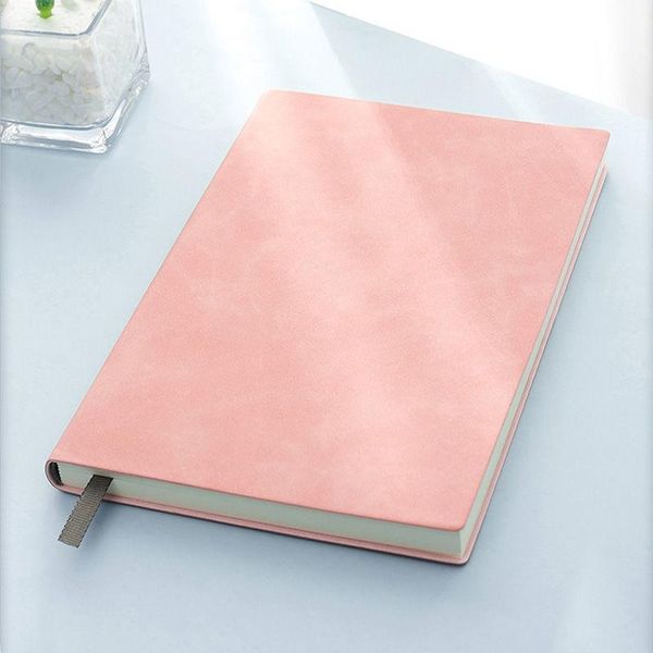 

notepads notebook a5 high-value female student learning stationery horizontal line diary notepad, Purple;pink