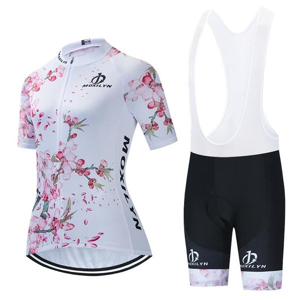 

racing sets moxilyn short sleeve women cycling jerseys set breathable mountain bike clothes bicycle clothing ropa ciclismo, Black;blue