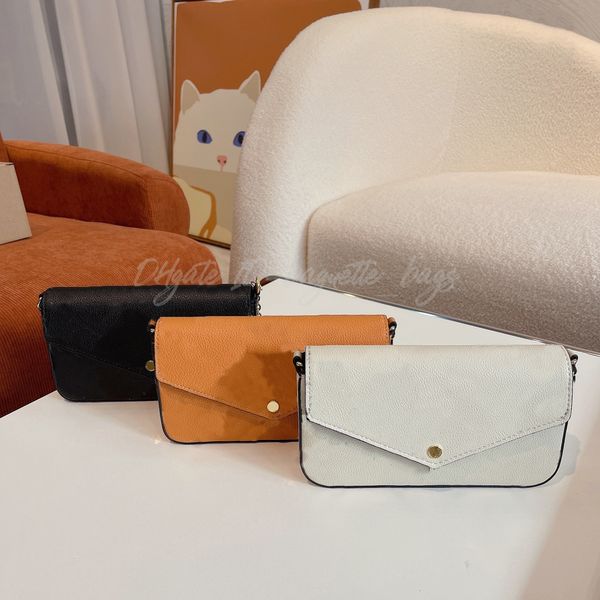 

wallet three-piece set casual totes shoulder crossbody bag designer lady classical flap luxury womens coin purse cardholder shopping clutch, Red;black