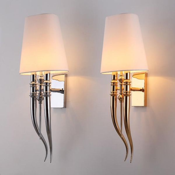

wall lamp nordice light iron bedside dining room luminaria de parede