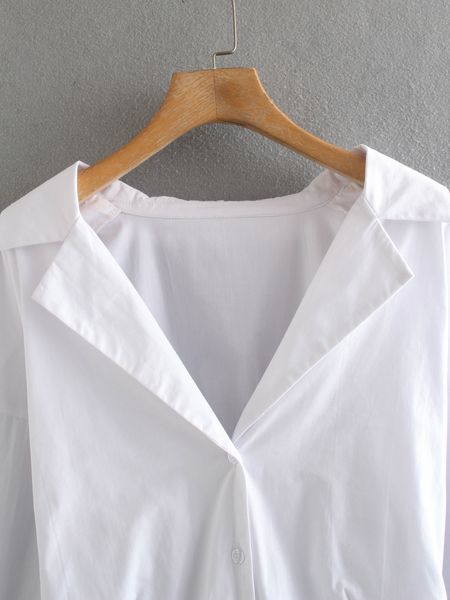 

new 2021 women white blouse long sleeve p solid color blouses ik9f