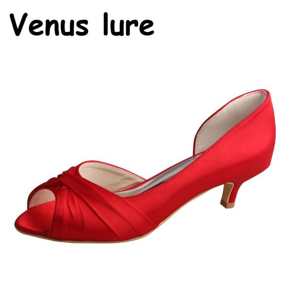 

discount 5cm heel shoes for women wedding peep toe pumps, Black