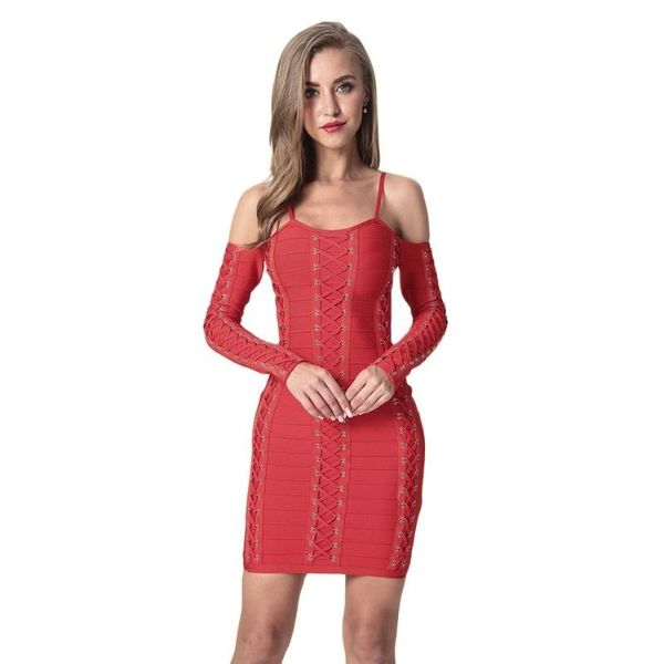 

2021 winter autumn clothes women bandage dress evening party club celebrity dress clothing fashion strapless bodycon, Black;gray