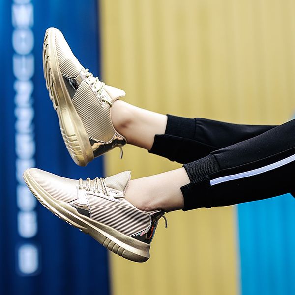 

2019 new women sneakers golden lovers running shoes pu+mesh breathable air cushion women sport shoes footwears size 36-41