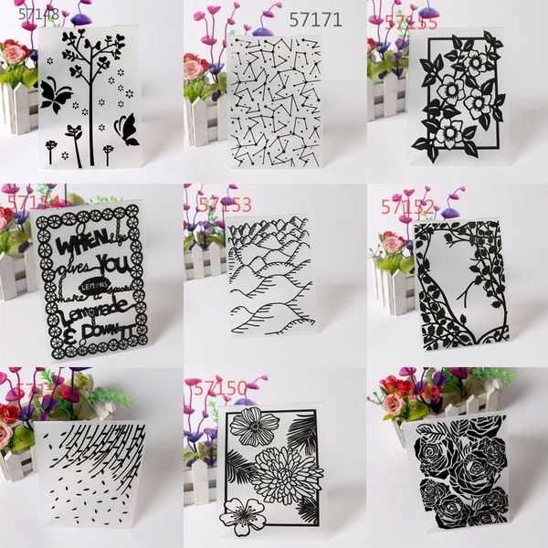 

craft tools food grade po template embossing folder wedding party card making plastic paper scrapbooking