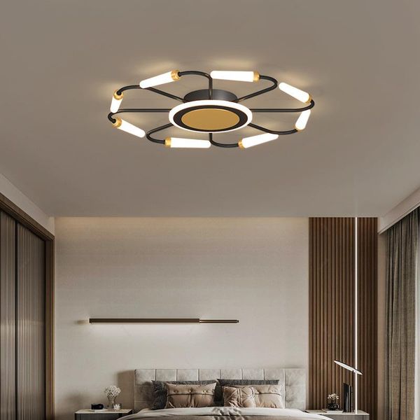 

ceiling lights nordic simple modern led light lamp bedroom kitchen living room metal acrylic indoor lighting fixtures school luminaire