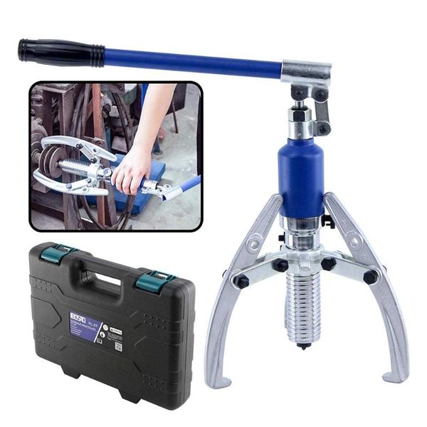 

hydraulic tools 5ton gear puller adjustable 3 jaws wheel bearing pulling separator in 1 pump oil tube drawing machine