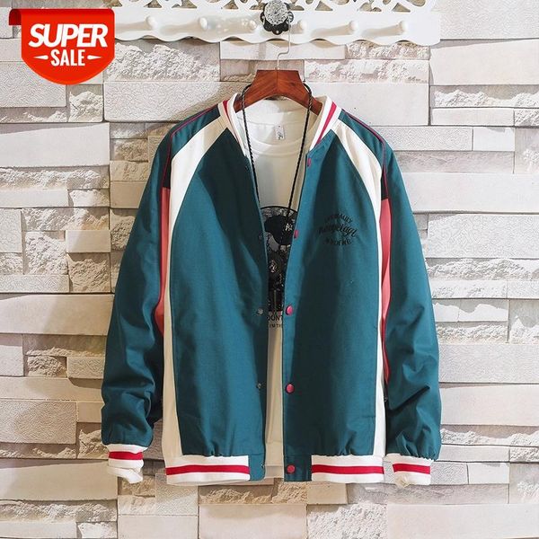 

Brand Fashion Baseball Jacket Men'S 2020 Autumn Spring Patchwork Japan Style Clothes Plus ASIAN SIZE M-5XL #kA7s, Black;brown