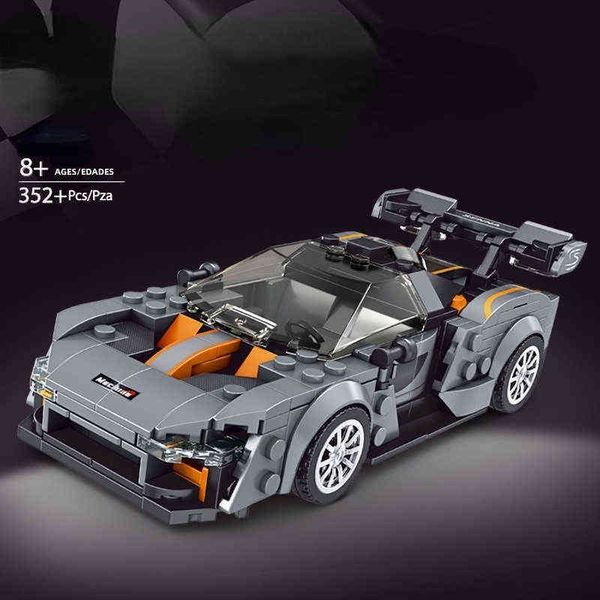

moc super chartered car racing truck building block model puzzle assembly boy car racing toy model children's birthday gift g220214