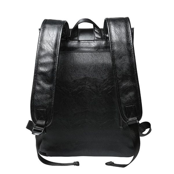 

leather schoolbag satchel casual travel faux bags bookbag for lapcomputer rucksack vintage jkpr daypack college men backpa pslh kttx, Red;black