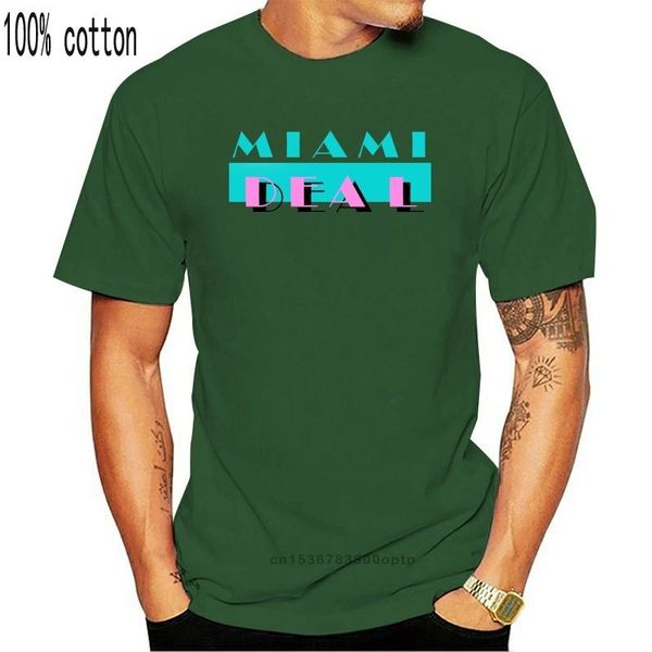 

men's t-shirts t shirt miami vice tv series cult fun 80, White;black