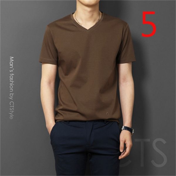 

2021 summer new slim thin men's print t-shirt shorts 5ta6, White;black