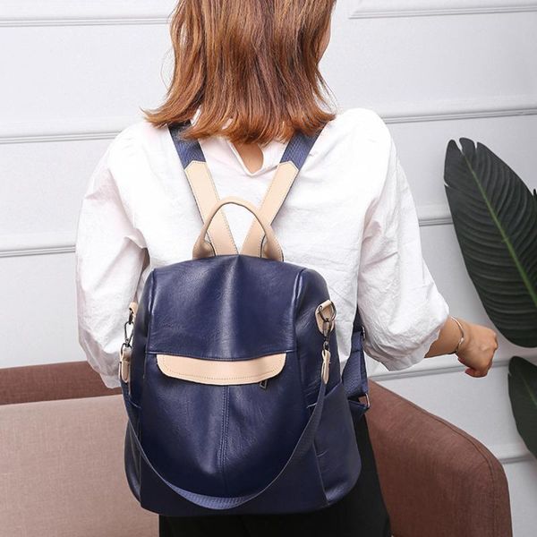 

backpack female school bags for teenage girls 2021 nylon travel women mochilas sac a dos ladies laprucksack men bag pack