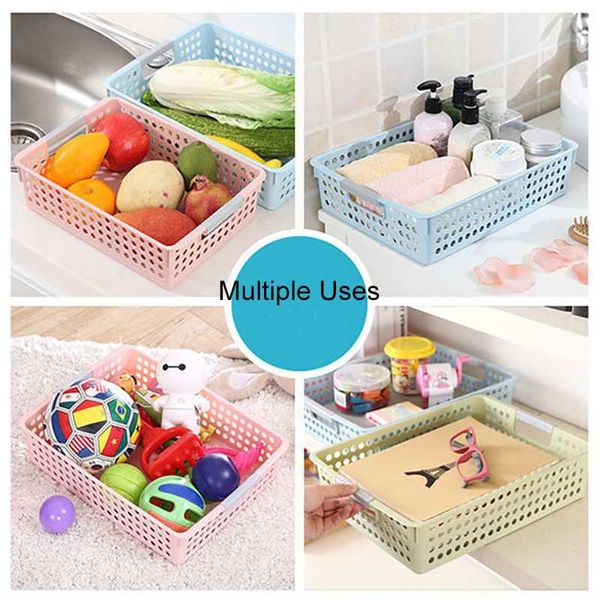 

storage baskets multifunction deskbasket plastic sundries snack bath and