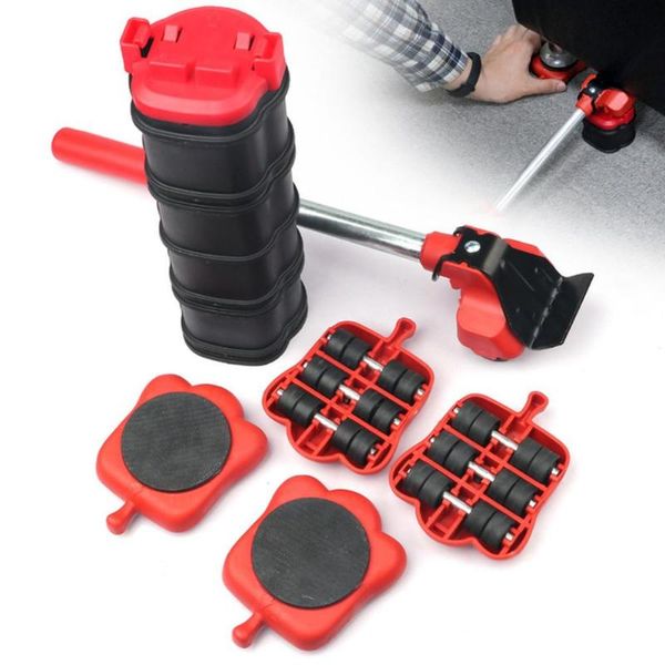 

professional hand tool sets 13pcs furniture mover heavy stuffs transport adjustable lifter wheeled roller with lifting lever&exte