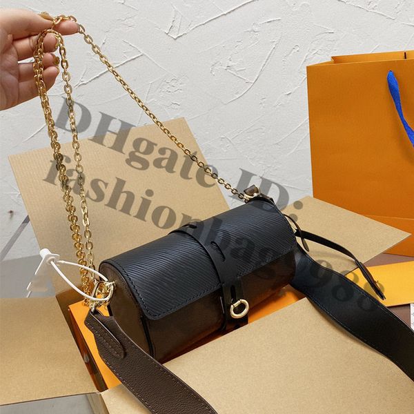 

luxury designer round leather shoulder crossbody bags for ladies women famous brand mini hand chains bag all over letters spring holiday cro