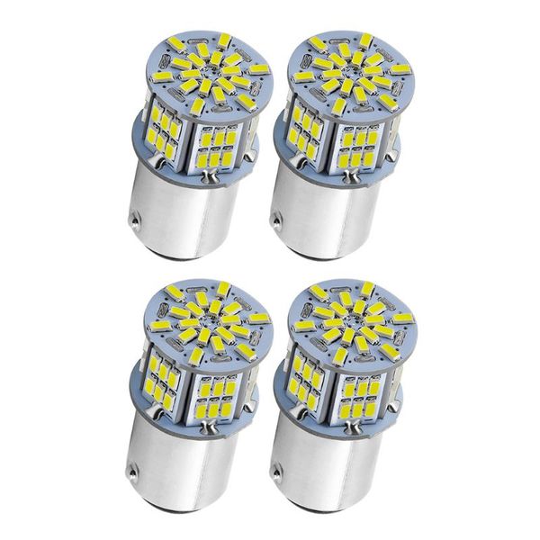 

car headlights 2pcs canbus1156 1157 led turn signal bulbs 1080lm 6000k 2835 54smd for brake backup lamps