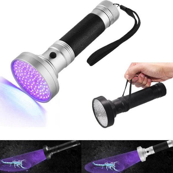 

flashlights torches 100 led uv ultra violet blacklight torch inspection light outdoor