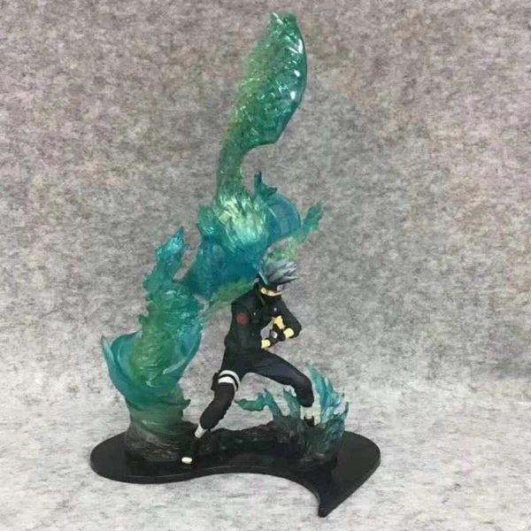 

cartoon toy shadow wood leaf ninja fire kakashi scene model box