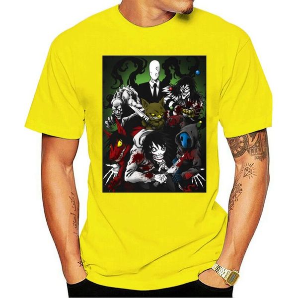 

men's t-shirts creepypasta family t-shirt - direct from stockist fashion style men t shirts 100% cotton classic wholesale 2021 tees, White;black