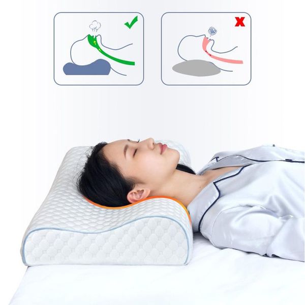 

pillow memory slow rebound neck sponge pillows for bedroom pain sleeping