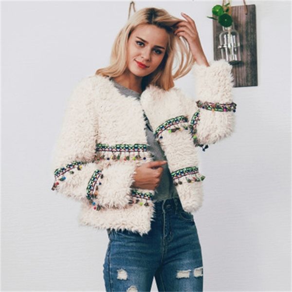 

new cargo woman fashion fake fur coat mt0865 btep, Black