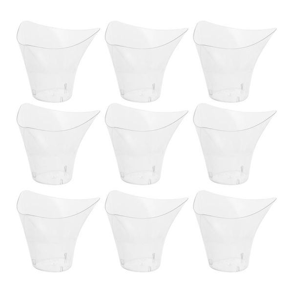

disposable cups & straws 50pcs 70ml jelly ice cream cake (transparenet)