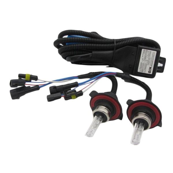 

car headlights 1 pair/set universal easy to install super bright 55w h13-h/l hid replacement bulb single for motorcycle