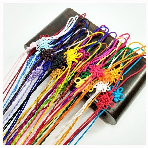 

charms hand-supplied chinese knot, 1.5cm wide bookmark small mobile phone chain accessories factory direct sales, Bronze;silver