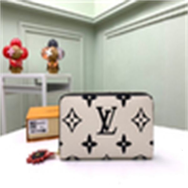 

holders wallet card m69698 product pouches zipper bag purse white leather key compact long cases wallets chain, Black;red