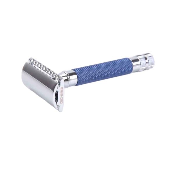 

yaqi blue color brass heavy handle wet safety razor