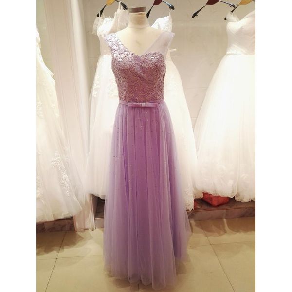 

bridesmaid dress shining beaded dresses lace long wedding party scoop lace-up with zipper back gowns, White;pink