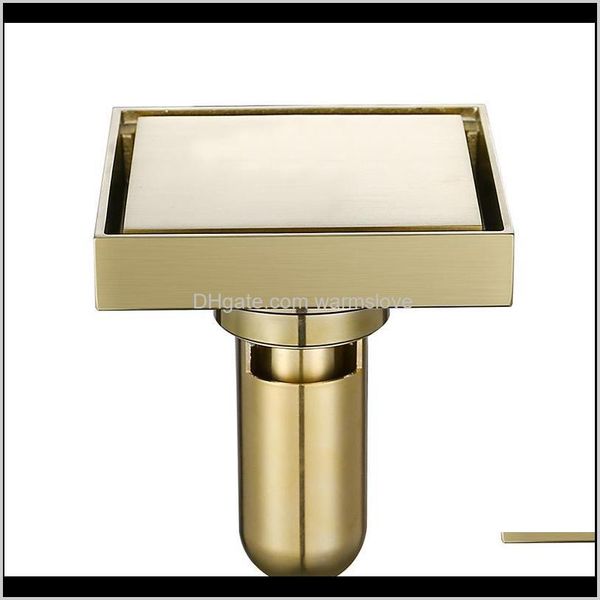 

brass tile insert square floor waste grates bathroom shower drain floor drain brushed gold fltro ducha drain hair invisible wnz8w drwla