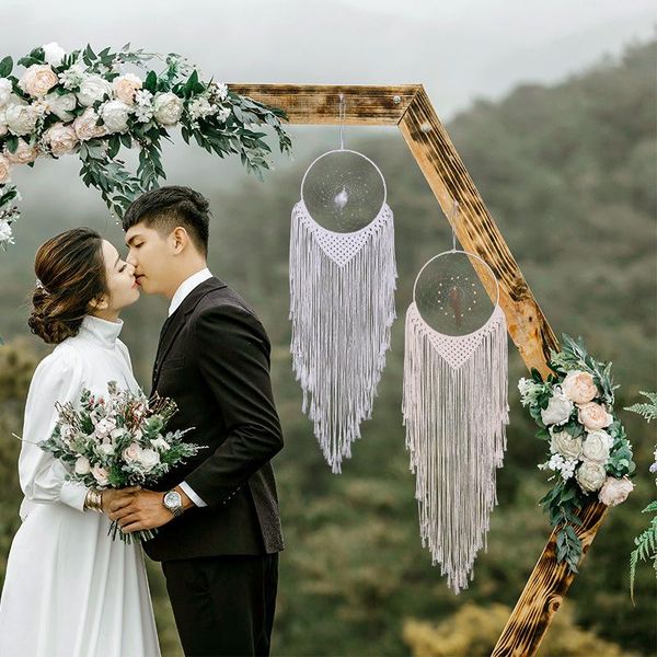 

decorative objects & figurines bohemian wedding decoration dream catcher large ins nordic dreamc atcher room girls decor party gift