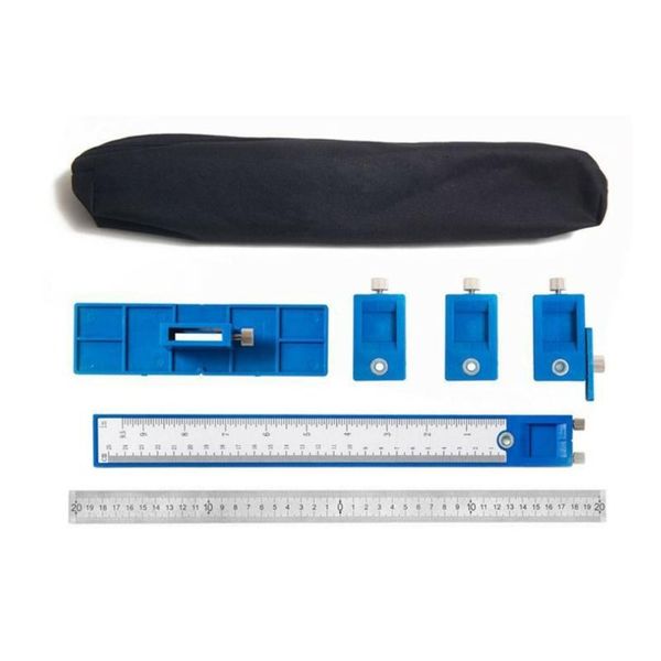 

professional hand tool sets punch locator auxiliary wardrobe door furniture for drilling and opening longitudinal sliding ruler